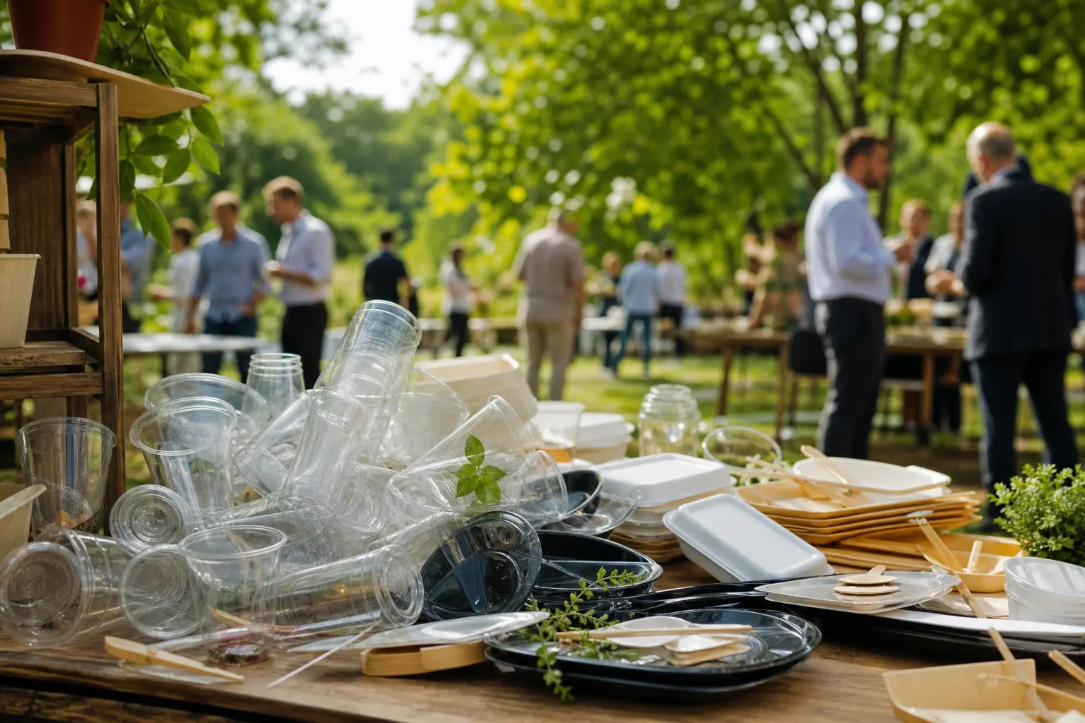 Goodies plastique et traiteur jetable : l&rsquo;événementiel à l&rsquo;ancienne ne passe plus en 2026