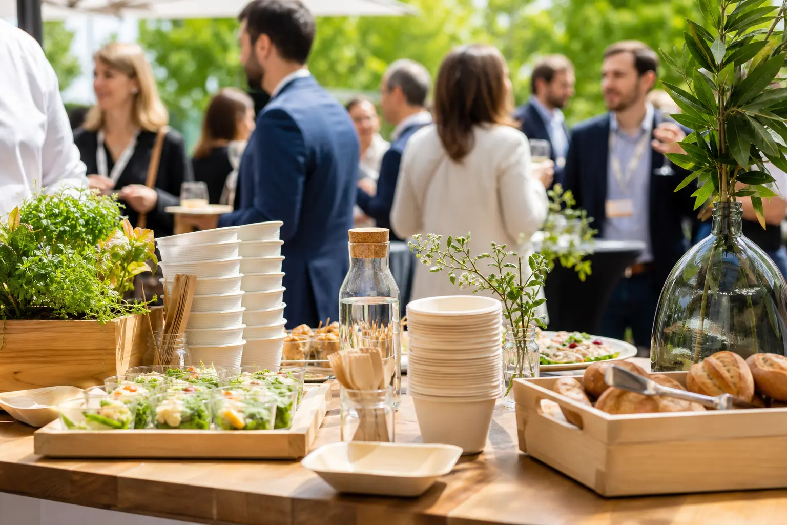 Vaisselle réutilisable, circuits courts : réinventer le cocktail d&rsquo;entreprise responsable