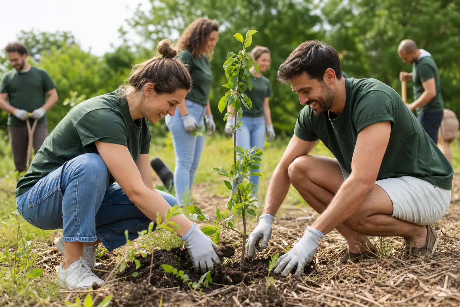 Nettoyage participatif ou plantation d&rsquo;arbres : le team building nature qui laisse une trace positive