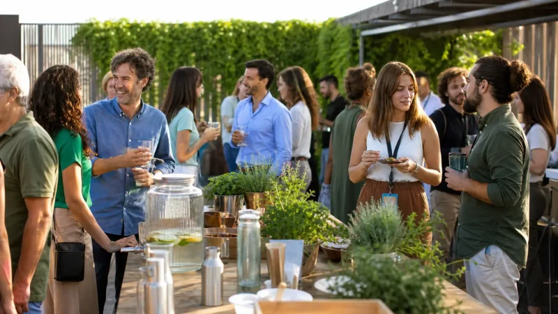 Soirée d&rsquo;entreprise zéro déchet : le défi (relevable) pour votre prochain événement